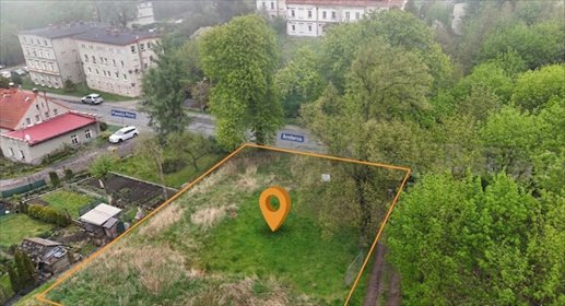 Działka budowlana 958m2 z WZ na dwa domy. działka Wałbrzych, gen. Władysława Andersa