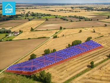 działka na sprzedaż 1054m2 działka Ostaszewo, Makowa