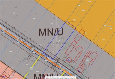 Działka pod zabudowę mieszkaniową i usługi, 3727 m² działka Sękocin Nowy, Złota