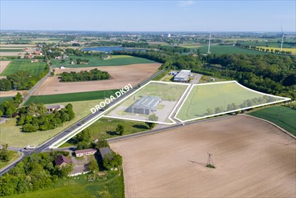 Przemysłowa działka 37 108 m² + nowoczesny budynek lokal użytkowy Głuchowo