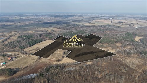 Siedlisko 22,7 ha z domem 3 mieszkań, budynkami i potencjałem działka Rudno