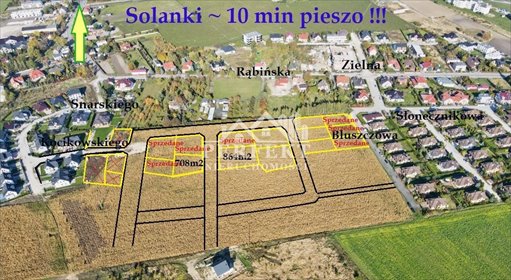 działka na sprzedaż Inowrocław Solanki 864 m2