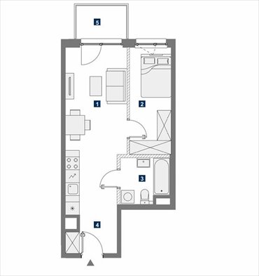 mieszkanie na sprzedaż 39m2 mieszkanie Warszawa, Mokotów, Dolny Mokotów, Antoniewska
