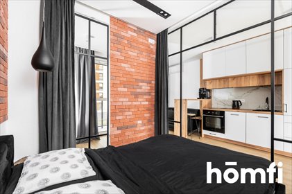 Klimatyzowane studio w nowoczesnym apartamentowcu 28 m² mieszkanie Kraków, Krowodrza, Wrocławska