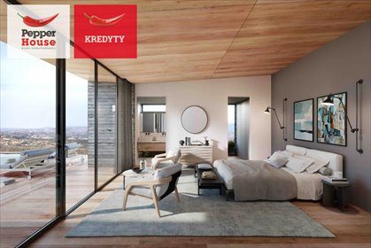 Zapraszam do luksusowego apartamentu z panoramicznymi widokami i prywatnym basenem mieszkanie Tsada, Pafos, Tsada