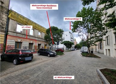 lokal użytkowy na wynajem 47m2 lokal użytkowy Łódź, Romualda Mielczarskiego