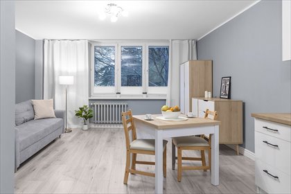 Na wynajem przestronna kawalerka 28 m² na Mokotowie mieszkanie Warszawa, Mokotów, Bełska