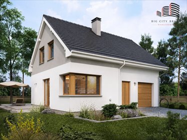 Nowoczesny dom wolnostojący z fotowoltaiką (420 m² działka) dom Nasutów