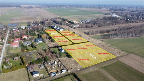 Działka budowlana 1131 m² w Wąsy-Kolonii - spokojna okolica działka Wąsy-Kolonia