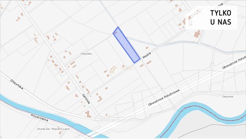 Działka rolna 9 821 m² w Gdańsku Olszynce - bez planu działka Gdańsk, Olszynka, Modra