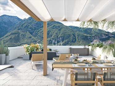 Luksusowy penthouse 143 m² z tarasem i widokiem. mieszkanie Trento