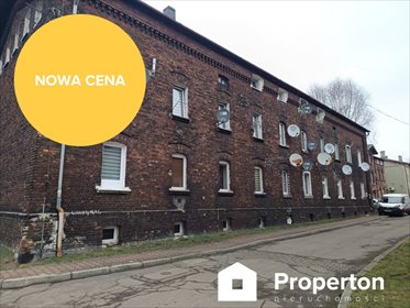 Dwupokojowe mieszkanie w kamienicy z cegły, 40,8 m² mieszkanie Sosnowiec, Stanisława Staszica