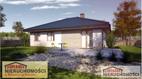 Polecam nowy dom 106 m² w Grzędzicach - stan surowy zamknięty dom Grzędzice, Ogrodowa
