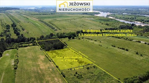 działka na sprzedaż 34492m2 działka Kazimierz Dolny, Okale