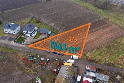 działka na sprzedaż 1143m2 działka Poznań, Krzesiny, Krzesiny, Rudzka