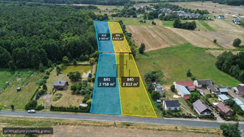 Działka 11 175 m² z warunkami zabudowy - spokój i natura działka Wodynie, Szkolna