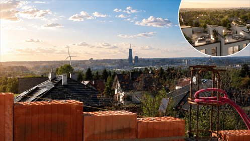Nowoczesne 3-pokojowe mieszkanie z tarasem na dachu mieszkanie Rzeszów, Wierchowa
