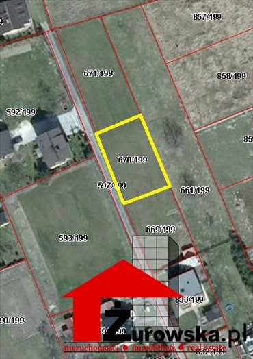 działka na sprzedaż 624m2 działka Kotulin