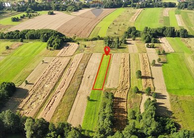 działka na sprzedaż 2499m2 działka Rybarzowice