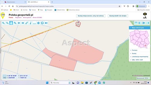 działka na sprzedaż 7500m2 działka Tyczyn, Hermanowa