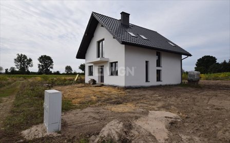 Nowoczesny dom 187 m² w stanie surowym zamkniętym (taras) dom Turów, Turów