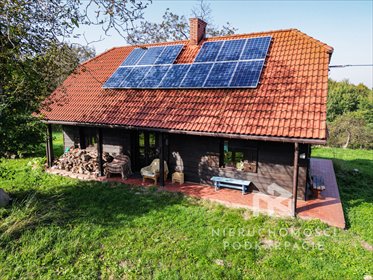 Urokliwy dom drewniany 67 m² z panelami fotowoltaicznymi dom Błażowa Dolna