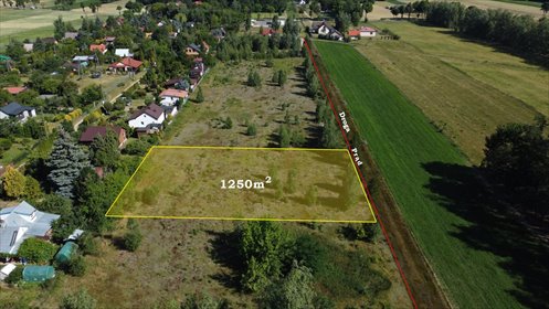 działka na sprzedaż 1250m2 działka Przyborowice Górne