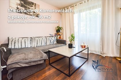 Przytulne 2-pokojowe mieszkanie z balkonem zapraszam mieszkanie Bielsko-Biała, Komorowice Krakowskie