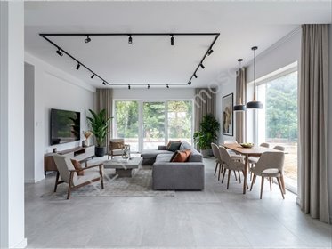 Nowoczesny dom wolnostojący 210 m2 z dużymi przeszkleniami dom Janki