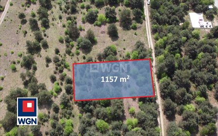 Na sprzedaż działka 1157 m² w Konopiskach z warunkami zabudowy działka Konopiska, Brylantowa