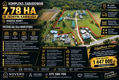 Sprzedam magazyn 2640 m² z dużym terenem w Miękisz Nowy magazyn Miękisz Nowy