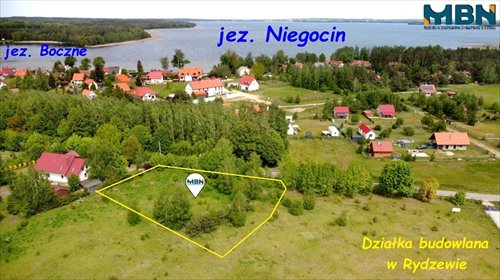 Do sprzedania atrakcyjna działka 1950 m² pod zabudowę turystyczną i mieszkaniową działka Rydzewo, Rydzewo
