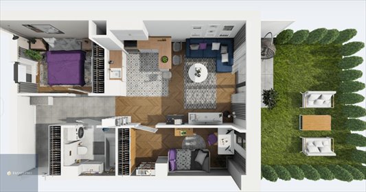 mieszkanie na sprzedaż 54m2 mieszkanie Gliwice, Szafirowa