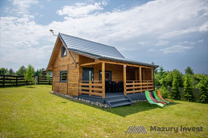 Nowoczesny dom rekreacyjny 60 m2 blisko jeziora Świętajno dom Brajniki, Brajniki