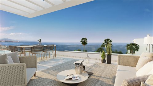 Nowoczesny apartament 87 m² z panoramicznym widokiem (Bahia de Casares) mieszkanie Bahia de Casares, Bahia de Casares