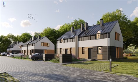 Nowoczesny dom z ogródkiem - Rąbień AB - 82,2 m² dom Rąbień AB, Konwaliowa