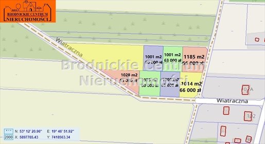 działka na sprzedaż 1073m2 działka Bryńsk