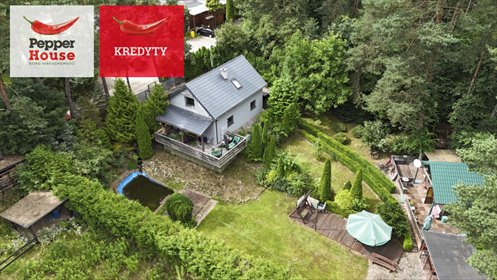 Urokliwy dom z dwoma letniskami przy lesie, 1221 m² dom Borkowo, Kartuska