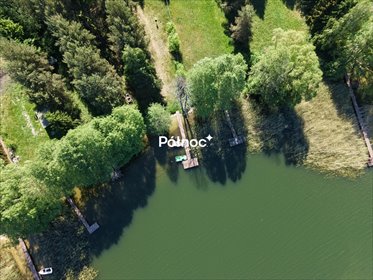 Działka rekreacyjna z dostępem do prywatnej plaży nad jeziorem działka Pasym, Ostrów