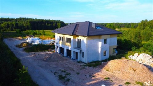 Nowoczesny bliźniak 202 m² z garażem i tarasem dom Szczukowice