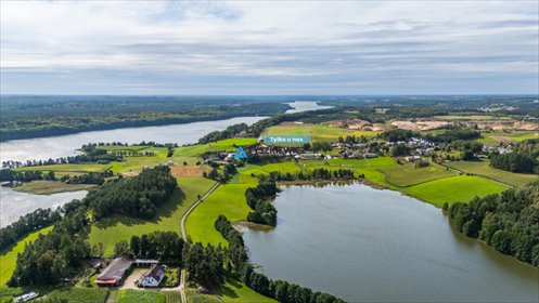 Nowoczesny dom w stanie deweloperskim z widokiem na jezioro dom Łączyno