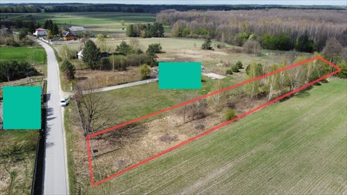 Działka 3000 m2 z warunkami zabudowy w Siekierce Nowej działka Siekierka Nowa