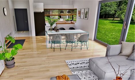 Nowoczesny dom 105m² z ekologicznymi rozwiązaniami (pompa ciepła, fotowoltaika) dom Żelechów