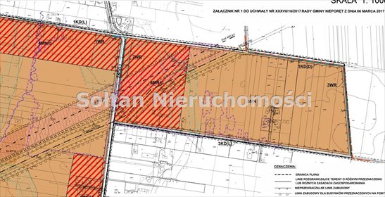 Działka 5500 m² z MPZP, szer. 39 m (własność) działka Aleksandrów, Polna