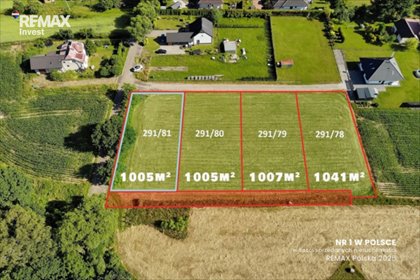 Działka budowlana 1005 m² z pełnym uzbrojeniem polecam działka Pogwizdów, Zachodnia