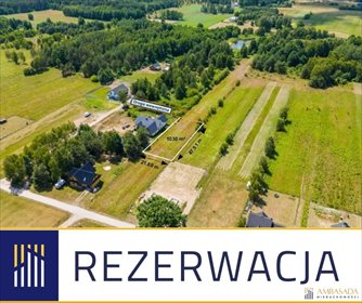Działka 1030 m2 z planem zagospodarowania i mediami działka Olmonty