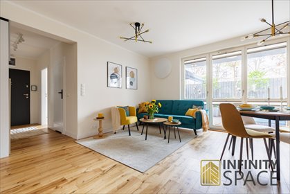 Przestronny 4-pokojowy apartament z ogródkami i parkingiem mieszkanie Warszawa, Praga-Południe Kamionek, Lubomira