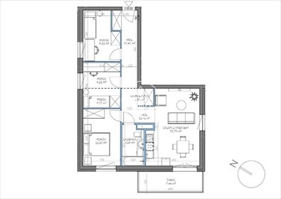 mieszkanie na sprzedaż 70m2 mieszkanie Bydgoszcz, Kapuściska, Sandomierska