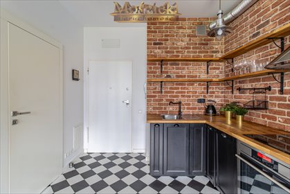 Designerska kawalerka 32m2 z loggią w Wilanowie mieszkanie Warszawa, Wilanów, Błonia Wilanowskie, Aleksandra Gieysztora