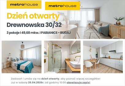 mieszkanie na sprzedaż 50m2 mieszkanie Pabianice, Bugaj, Drewnowska